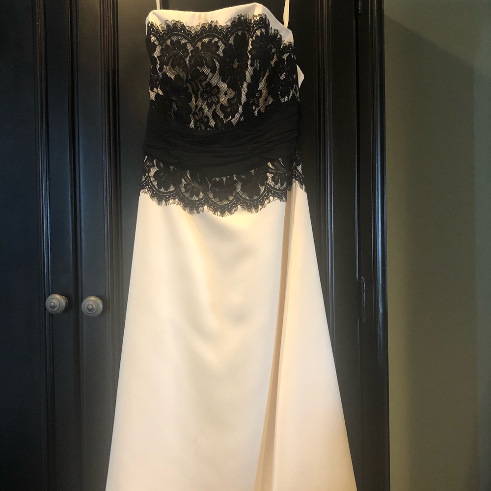 Semi formal tea-length gown